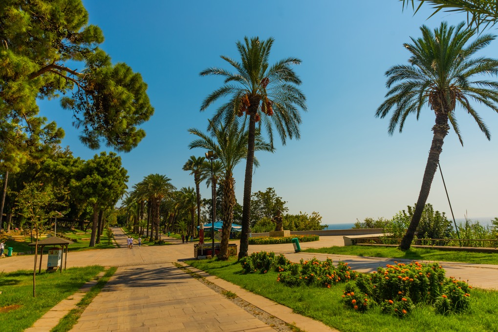 Karaalioglu Park, Antalya, Kaleici, Old Town, green park, city views, gardens, walking paths, family area, nature, Mediterranean, relaxing, famous park, playground, scenic spots